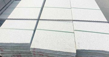 无锡芝麻白毛板，石材毛板