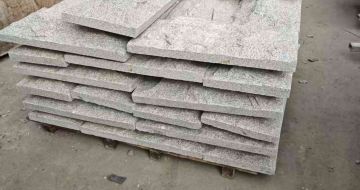 无锡芝麻白蘑菇石，自然面