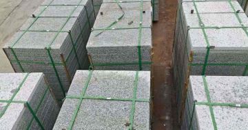 无锡芝麻白地铺板  地铺石