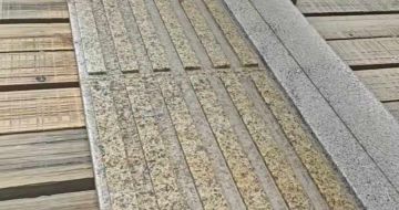 无锡黄金麻盲道石 盲条