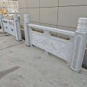 无锡芝麻白河道栏杆 石材栏杆