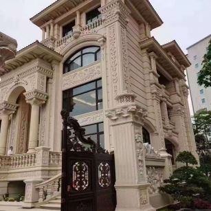无锡黄金麻别墅外墙异形定制