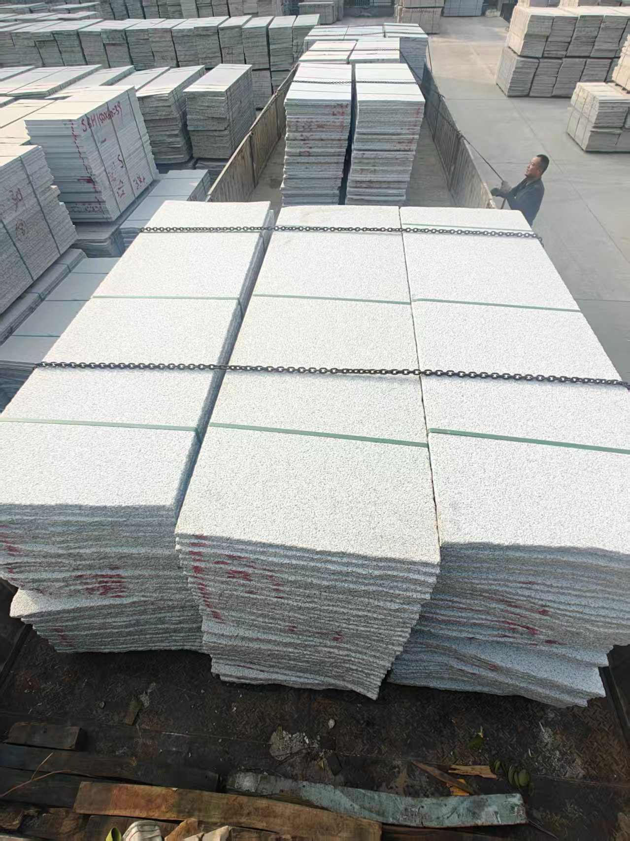 无锡芝麻白毛板，石材毛板