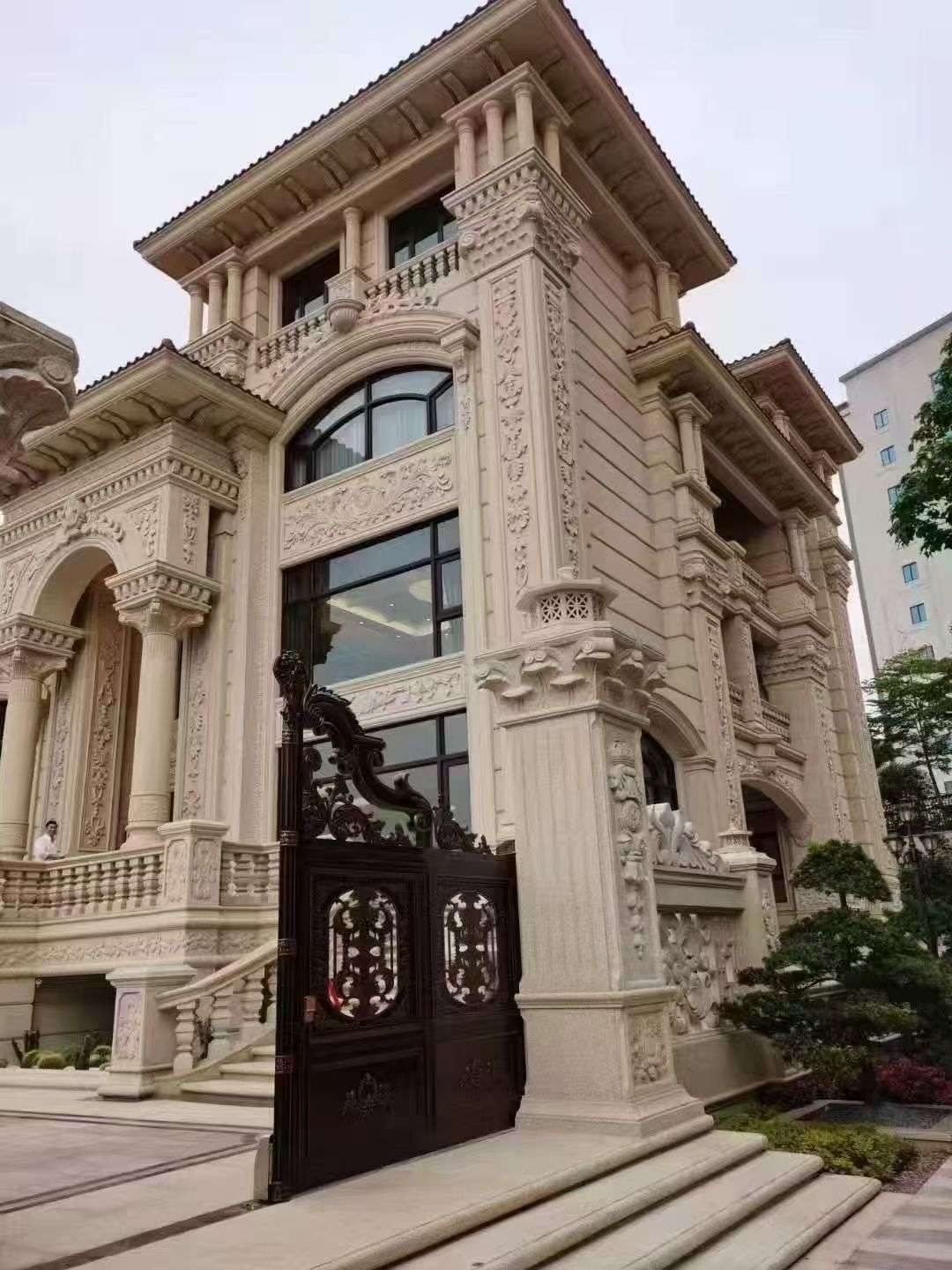 无锡黄金麻别墅外墙异形定制