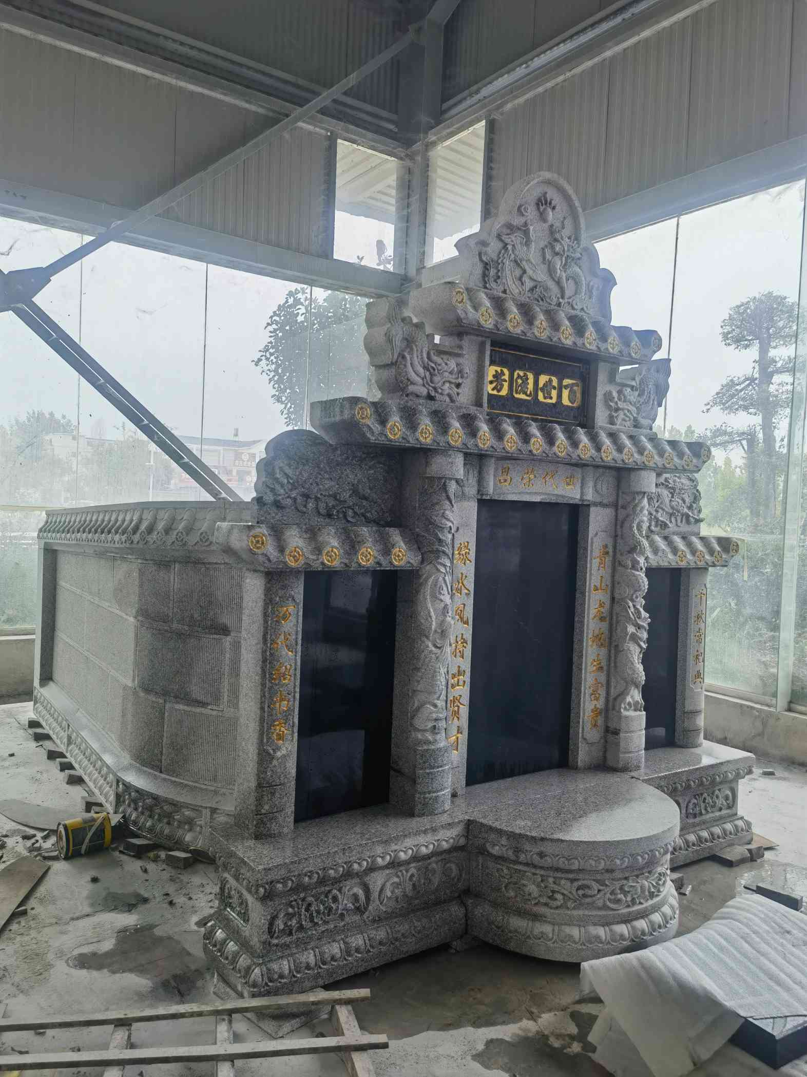 无锡套墓 墓碑 围坟石 异形定制